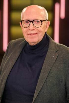 Reiner Calmund bei der Aufzeichnung der WDR-Talkshow Kölner Treff im WDR Studio BS 2. Köln, 24.11.2023