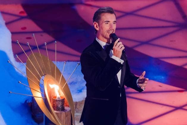 Das Adventsfest der 100.000 Lichter Moderator Florian Silbereisen bei der ARD-Show Das Adventsfest der 100.000 Lichter. Suhl Thüringen DEUTSCHLAND