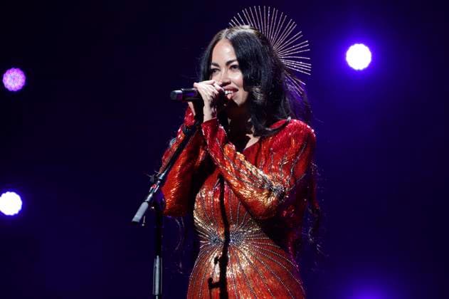 Bilder des Jahres 2023, Entertainment 12 Dezember Entertainment Themen der Woche KW49 Aura Dione live bei der Night of the Proms 2023 in der in der Barclay Card Arena. Hamburg, 08.12.2023