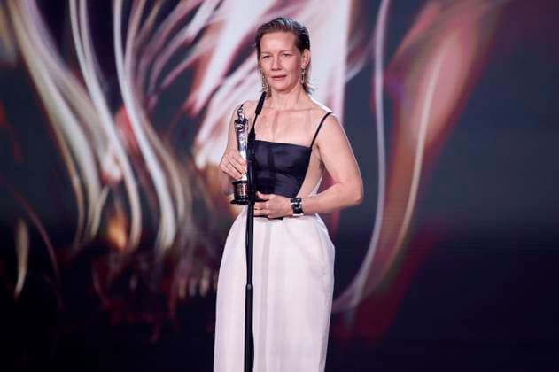 Bilder des Jahres 2023, Entertainment 12 Dezember Sandra Hüller bei der Verleihung des 36. Europäischen Filmpreises in der Arena Berlin. Berlin, 09.12.2023