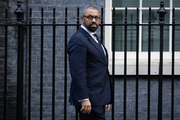 December 12, 2023, London, United Kingdom: James Cleverly leaves 10 Downing Street after a cabinet meeting in London. Prime Minister Rishi Sunak is spending time trying to convince fellow Conservative MPs to support his emergency Rwanda Bill legislation ahead of a crucial vote. London United Kingdom - ZUMAs197 20231212_aaa_s197_075 Copyright: xTejasxSandhux