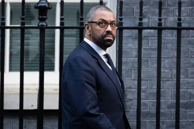 December 12, 2023, London, United Kingdom: James Cleverly leaves 10 Downing Street after a cabinet meeting in London. Prime Minister Rishi Sunak is spending time trying to convince fellow Conservative MPs to support his emergency Rwanda Bill legislation ahead of a crucial vote. London United Kingdom - ZUMAs197 20231212_aaa_s197_084 Copyright: xTejasxSandhux