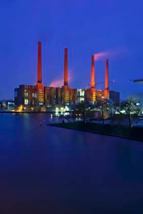 Das VW-Werk am Heilig Abend. Wolfsburg, 24.12.2023