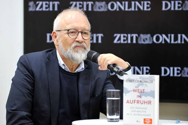 Frankfurter Buchmesse 2023. Herfried Münkler am 18.10.2023 auf der Frankfurter Buchmesse. 20231018MWI105730