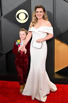 66th Grammy Awards held at the Crypto.com Arena Featuring: Remy Blackstock, Kelly Clarkson Where: Los Angeles, California, United States When: 04 Feb 2024 Credit: FV Cover Images EDITORIAL USE ONLY. NOT FOR USE BY NEWSPAPERS BASED IN THE UK. Copyright: xx 53439122