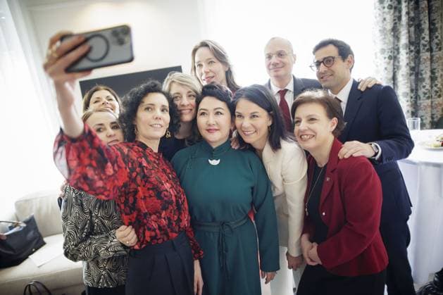Bilder des Jahres 2024, News 02 Februar Münchner Sicherheitskonferenz MSC, Tag 2 60. Muenchner Sicherheitskonferenz. öÄÃ Feminist Foreign Policy Network öÄÃ auf Einladung von Annalena Baerbock (Buendnis 90 Die Gruenen), Bundesaussenministerin, und Melanie Joly, Aussenministerin von Kanada. Muenchen, 17.02.2024. Fotografiert im Auftrag des Auswaertigen Amtes Muenchen Deutschland Copyright: xThomasxTrutschelx