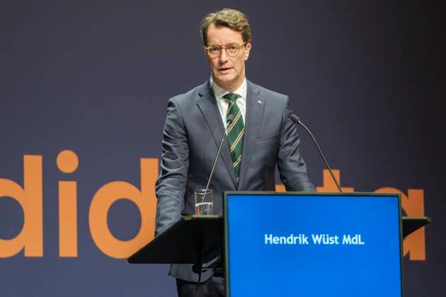 DIDACTA,die Bildungsmesse in der Kölnmesse. Hendrik Wüst, Ministerpräsident des Landes Nordrhein-Westfalen bei der Eröffnungsrede
