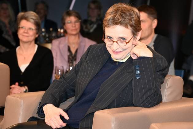 Katharina Thalbach bei der Aufzeichnung der NDR Talk Show im NDR Fernsehstudio Lokstedt. Hamburg, 23.02.2024 Aufzeichnung der NDR Talk Show im NDR Fernsehstudio Lokstedt, Hamburg-Lokstedt Hamburg Deutschland NDR Studio Lokstedt