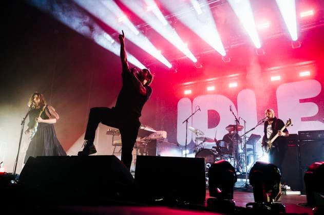 Bilder des Jahres 2024, Entertainment 03 März Entertainment Themen der Woche KW11 Entertainment Bilder des Tages Konzert von den Idles in Berlin Am 15.03.2024 spielte die britische Post-Punk Band Idles ein Konzert in der Berliner Max-Schmeling-Halle., Berlin Berlin Deutschland Prenzlauer Berg