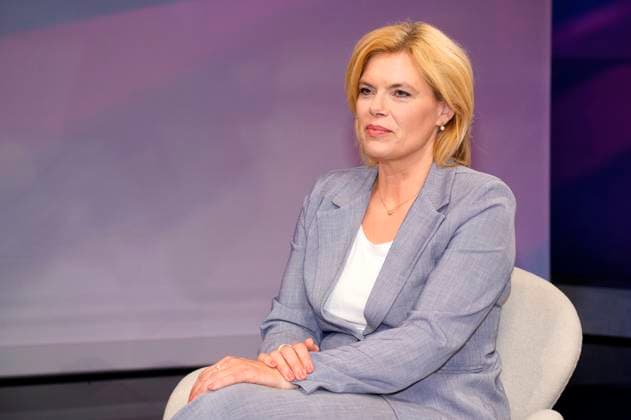 Julia Klöckner in der ARD-Talkshow maischberger im Studio Berlin Adlershof. Berlin, 10.04.2024