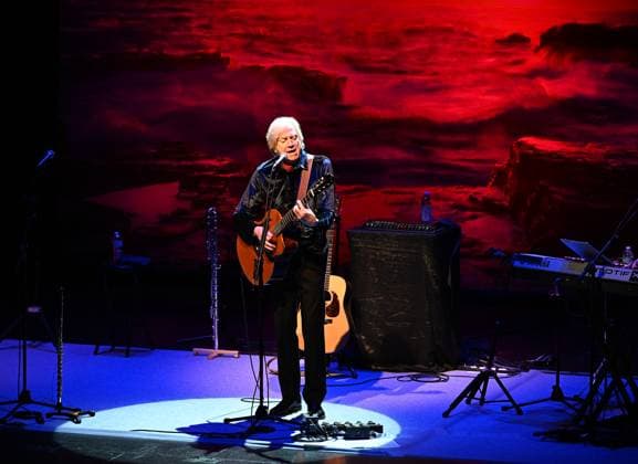 FORT LAUDERDALE FL - APRIL 12: Justin Hayward performs during his Blue World Tour at The Broward Center For The Performing Arts on April 12, 2024 in Fort Lauderdale, Florida. Copyright: xmpi04x