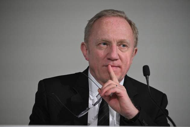 Kering Annual General Meeting - Paris French businessman Francois-Henri Pinault speaks on April 25, 2024 during the Kering annual general meeting in Paris. Photo by Eliot Blondet ABACAPRESS.COM Paris France  Copyright: xBlondetxEliot ABACAx