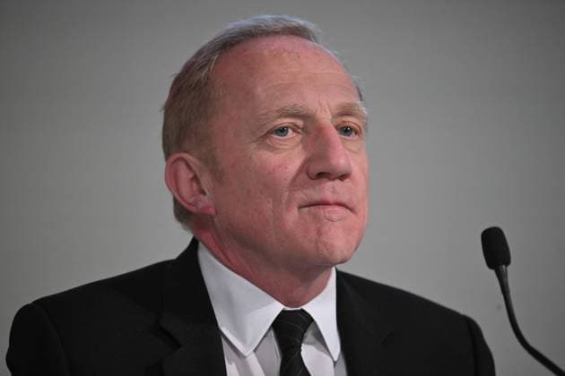 Kering Annual General Meeting - Paris French businessman Francois-Henri Pinault speaks on April 25, 2024 during the Kering annual general meeting in Paris. Photo by Eliot Blondet ABACAPRESS.COM Paris France  Copyright: xBlondetxEliot ABACAx