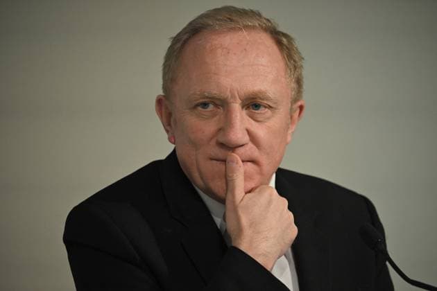 Kering Annual General Meeting - Paris French businessman Francois-Henri Pinault speaks on April 25, 2024 during the Kering annual general meeting in Paris. Photo by Eliot Blondet ABACAPRESS.COM Paris France  Copyright: xBlondetxEliot ABACAx
