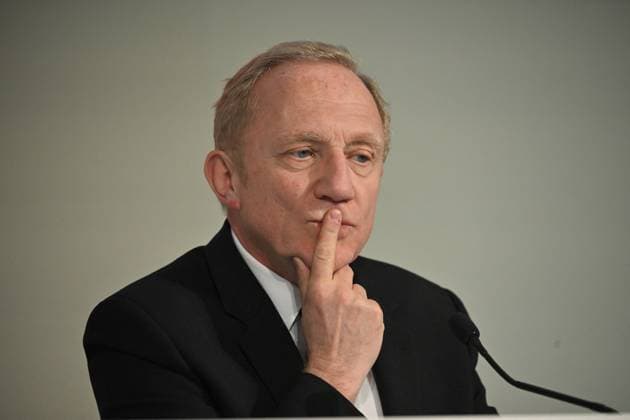 Kering Annual General Meeting - Paris French businessman Francois-Henri Pinault speaks on April 25, 2024 during the Kering annual general meeting in Paris. Photo by Eliot Blondet ABACAPRESS.COM Paris France  Copyright: xBlondetxEliot ABACAx