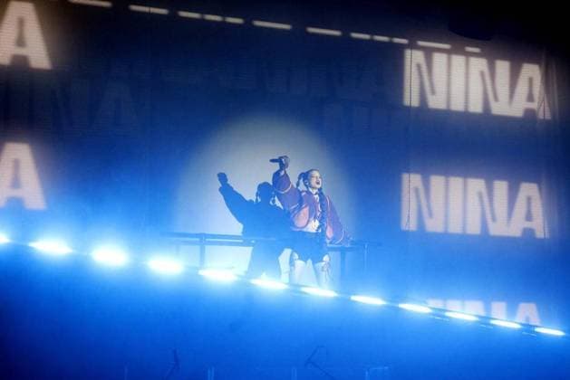 Bilder des Jahres 2024, Entertainment 04 April Entertainment Themen der Woche KW17 Entertainment Bilder des Tages RECORD DATE NOT STATED Konzert von Nina Chuba in der Turbinenhalle ** NUR FÜR REDAKTIONELLE ZWECKE ** EDITORIAL USE ONLY **<p>Konzert von Nina Chuba in der Turbinenhalle in Oberhausen am Sonntag, den 28. April 2024 Deutschland NRW Oberhausen Copyright: KerstinxBögeholz