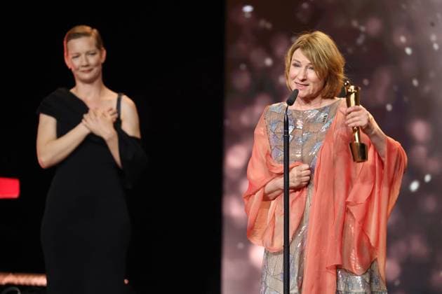 Bilder des Jahres 2024, Entertainment 05 Mai Entertainment Themen der Woche KW18 Deutscher Filmpreis 2024 BESTE WEIBLICHE HAUPTROLLE Corinna Harfouch Â· STERBEN bei der Verleihung der Lola - Deutscher Filmpreis 2024 im Theater am Potsdamer Platz in Berlin 03.05.2024 Copyright: xEventpressx