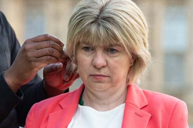 May 13, 2024, London, England, United Kingdom: UK Health Minister MARIA CAULFIELD is being interviewed in Westminster during the morning broadcast round. London United Kingdom - ZUMAk172 20240513_zip_k172_005 Copyright: xThomasxKrychx