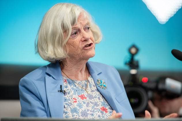 May 23, 2024, London, England, United Kingdom: ANN WIDDECOMBE speaking during a Reform UK General Election campaign launch in Westminster. London United Kingdom - ZUMAk172 20240523_zip_k172_043 Copyright: xThomasxKrychx