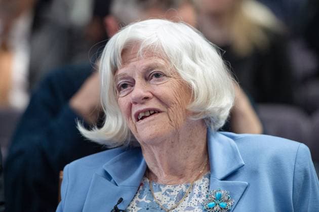 May 23, 2024, London, England, United Kingdom: ANN WIDDECOMBE during a General Election campaign launch in Westminster. London United Kingdom - ZUMAk172 20240523_zip_k172_055 Copyright: xThomasxKrychx