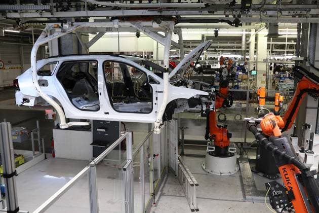Wolfsburg Niedersachsen Wolfsburg, 23.05.2024, Volkswagen Werk Wolfsburg, VW Golf und VW Tiguan Produktion, Fertigungslinie VW Golf 8