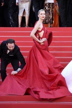 Bilder des Jahres 2024, Entertainment 05 Mai Lena Gercke bei der Abschlusszeremonie und She s Got no Name Premiere bei den 77. Filmfestspiele in Cannes 25. Mail 2024