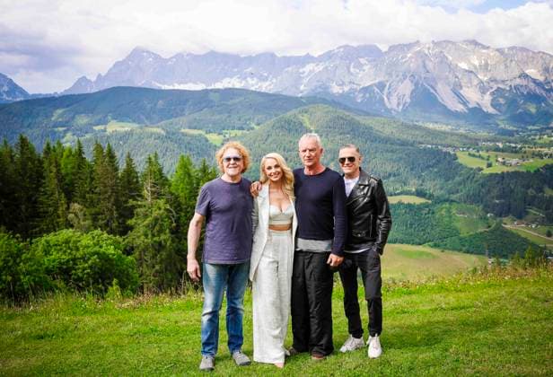 Bilder des Jahres 2024, Entertainment 06 Juni Entertainment Themen der Woche KW26 Entertainment Bilder des Tages 24.06.2024, Reiteralm, AUT, Unterwegs in Steiermark, Skiopening PK, Schladming 2024, im Bild PK, Bryan Adams, Klaus Leutgeb, Silvia Schneider, Sting, Simply Red, Silvia Schneider,