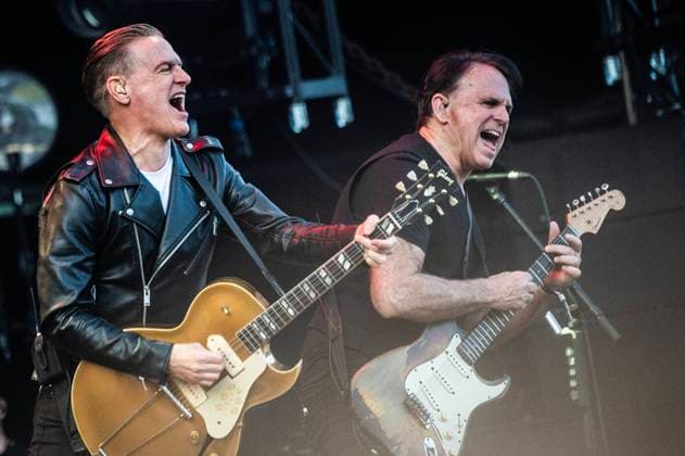 Bilder des Jahres 2024, Entertainment 06 Juni Entertainment Themen der Woche KW26 Canadian singer-songwriter and musician Bryan Adams performs at Tinderbox musicfestival in Odense, Denmark on Friday, June 28, 2024. (Photo: Helle Arensbak Ritzau Scanpix) , Odense Denmark Copyright: HellexArensbak HellexArensbakx spdk20240628-220350-L