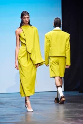 Bilder des Jahres 2024, Entertainment 07 Juli Entertainment Themen der Woche KW27 Model bei der Danny Reinke Fashion Show auf der Berlin Fashion Week S S 2025 in der Uber Eats Music Hall. Berlin, 03.07.2024