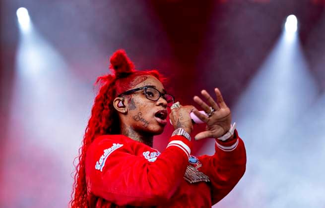 Bilder des Jahres 2024, Entertainment 07 Juli Entertainment Themen der Woche KW27 RF24 American Sexyy Red on Orange Stage at Roskilde Festival 2024, Friday, July 5, 2024. (Photo: Torben Christensen Scanpix 2024) , ROSKILDE Denmark Copyright: TorbenxChristensen TorbenxChristensenx spdk20240705-200339-L