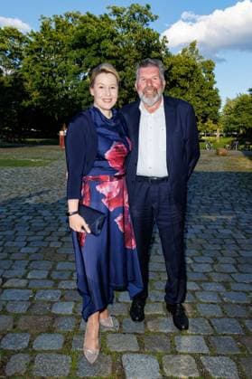 Bilder des Jahres 2024, Entertainment 07 Juli Entertainment Themen der Woche KW28 Entertainment Bilder des Tages Jubiläumsvorstellung Cabaret Das Musical Franziska Giffey und Wolfgang Süllke bei der Jubiläumsvorstellung von Cabaret Das Musical im Tipi am Kanzleramt am 13.07.2024 in Berlin. Copyright: xEventpressxKochanx