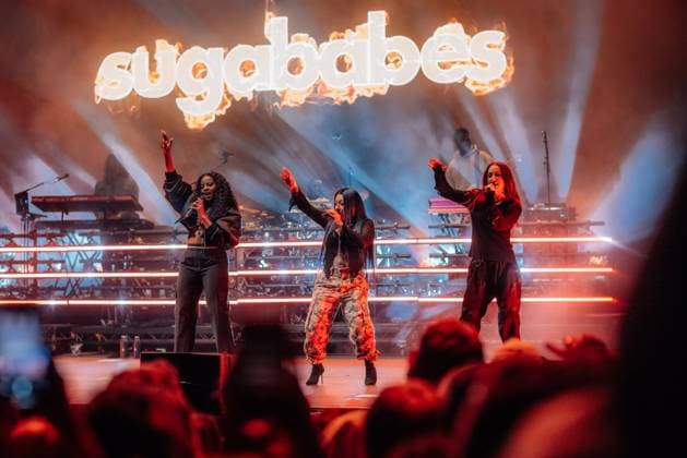 Bilder des Jahres 2024, Entertainment 07 Juli Entertainment Themen der Woche KW28 Entertainment Bilder des Tages Melt Festival - Tag 3 Sugababes mit Saenger Keisha Buchanan, Mutya Buena und Siobhan Donaghy auf der Mainstage wahrend des letzten Melt Festival - Tag 3