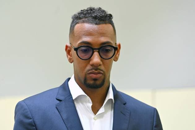 Bilder des Jahres 2024, Entertainment 07 Juli Entertainment Themen der Woche KW 29 News Bilder des Tages Jerome BOATENG im Verhandlungssaal, Einzelbild,angeschnittenes Einzelmotiv,Portraet,Portrait,Porträt. Berufungsverfahren und Urteilsverkuendung am 19.07.2024 Landgericht Muenchen I: Strafverfahren gegen Jerome Boateng wegen des Verdachts der vorsaetzlichen Koerperverletzung Ã‚