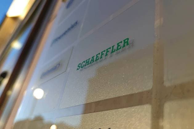 Berlin, Deutschland, 05.08.2024: Logo an der Repräsentanz von Automobilzulieferer Schaeffler Copyright: xdtsxNachrichtenagenturx dts_44345