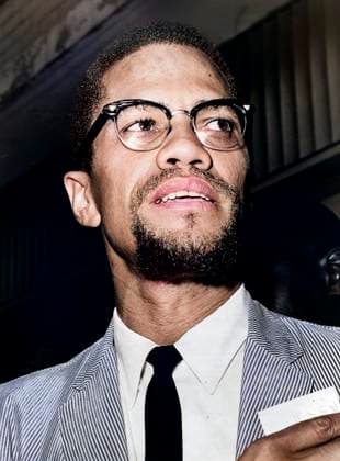 Malcolm X (1925-1965), American Muslim minister and human rights activist, head and shoulders portrait, Queens County Courthouse, Queens, New York City, New York, USA, Herman Hiller, New York World-Telegram and the Sun Newspaper Photograph Collection, 1964 Copyright: xCircaxImagesx ghi-circa12054