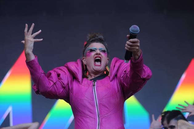 Bilder des Jahres 2024, Entertainment 08 August Entertainment Themen der Woche KW34 Entertainment Bilder des Tages Merrill Beth Nisker alias Peaches beim Off Days Festival in der Zitadelle Spandau in Berlin, 20. August 2024. Off Days Berlin