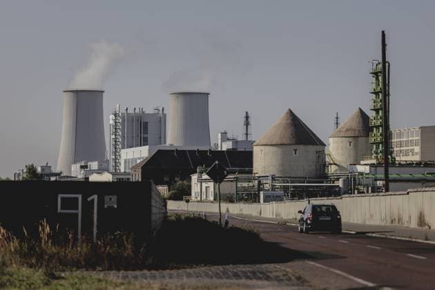 Aussenaufnahme des Chemieparks in Leuna, 28.08.2024. Leuna Deutschland
