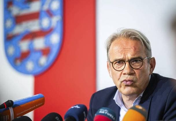 POLITIK - LANDESPRESSEKONFERENZ IM THÜRINGER LANDTAG - ** NUR FÜR REDAKTIONELLE ZWECKE ** EDITORIAL USE ONLY **<p>04 09 2024-Erfurt: Landespressekonferenz Im Thüringer Landtag Im Foto: Georg Maier (SPD) ( Deutschland Thueringen Erfurt Copyright: SaschaxFromm