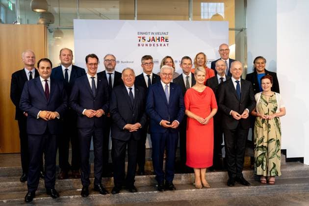 Bilder des Jahres 2024, News 09 September News Themen der Woche KW36 News Bilder des Tages Festakt 75 Jahre Bundesrat in Bonn Festakt 75 Jahre Bundesrat in Plenarsaal des Bundesrates im ehemaligen Regierungsviertel in Bonn 07.09.2024 Copyright: xBonn.digitalx xMarcxJohnx