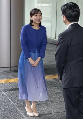 Sign language contest in western Japan Japanese Princess Kako arrives at the venue of a national high school sign language contest in the Tottori Prefecture city of Yonago, western Japan, on Sept. 22, 2024.  A14AA0003476075P