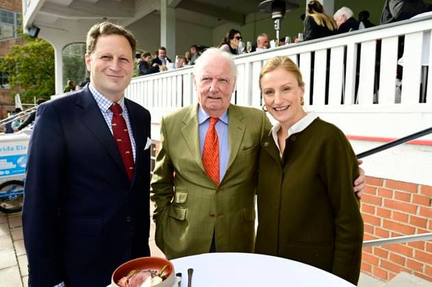 Georg Friedrich Prinz von Preußen, Franz-Friedrich Prinz von Preußen und Sophie Prinzessin von Preußen beim 34. Preis der Deutschen Einheit Pferderennen auf der Rennbahn Hoppegarten. Berlin, 03.10.2024