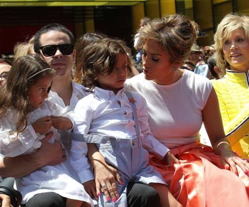 Jennifer Lopez Honored With 2,500th Star On The Hollywood Walk Of Fame 20 June 2013 - Hollywood, California - Casper Smart, Emme Lopez-Anthony, Max Lopez-Anthony, Jennifer Lopez, Jane Fonda. Ceremony honoring Jennifer Lopez with 2,500th Star on The Hollywood Walk Of Fame. Photo Credit: Kevan Brooks AdMedia Hollywood CA United States EDITORIAL USE ONLY  Copyright: xx KevanxBrooks AdMediax admphotos922851