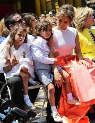 Jennifer Lopez Honored With 2,500th Star On The Hollywood Walk Of Fame 20 June 2013 - Hollywood, California - Casper Smart, Emme Lopez-Anthony, Max Lopez-Anthony, Jennifer Lopez, Jane Fonda. Ceremony honoring Jennifer Lopez with 2,500th Star on The Hollywood Walk Of Fame. Photo Credit: Kevan Brooks AdMedia Hollywood CA United States EDITORIAL USE ONLY  Copyright: xx KevanxBrooks AdMediax admphotos922859