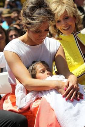 Jennifer Lopez Honored With 2,500th Star On The Hollywood Walk Of Fame 20 June 2013 - Hollywood, California - Max Lopez-Anthony, Jennifer Lopez, Jane Fonda. Ceremony honoring Jennifer Lopez with 2,500th Star on The Hollywood Walk Of Fame. Photo Credit: Kevan Brooks AdMedia Hollywood CA United States EDITORIAL USE ONLY  Copyright: xx KevanxBrooks AdMediax admphotos922864