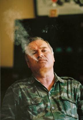 19930623 FILES File portrait of Ratko Mladic, Supreme Commander of the Serbian forces in Bosnia during the war, exhales some jcigarrete smoke during an interview in Han Pijesak, Bosnia, June 23 1993 Mladic was arrested Thursday HAN PIJESAK Bosnia Herzegovina ttexport x4x  Copyright: xTORBJORNxANDERSSONx xXPx xTTx RATKO MLADIC FILE PORTRAIT