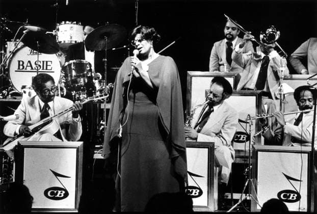 Ella Fitzgerald performs in Malmö Fitzgerald Ella sang USA Scene 1975 sp sw x2503x  Copyright: xLennartxGullbergx xSydsvenskanx xIBLxBildbyrax