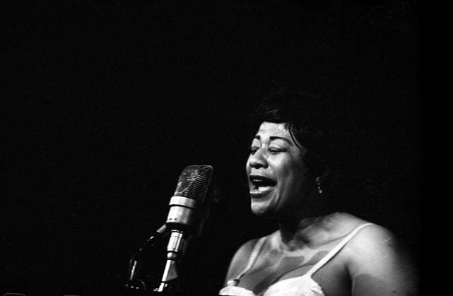 DARK SONG Ella Fitzgerald and Oscar Peterson s trio entertain First broadcast 1963 09 21 persons ELLA FITZGERALD sites STOCKHOLM USA SWEDEN sp sw x5600x  Copyright: xULFxSTRAHLExUSx DARK SONG