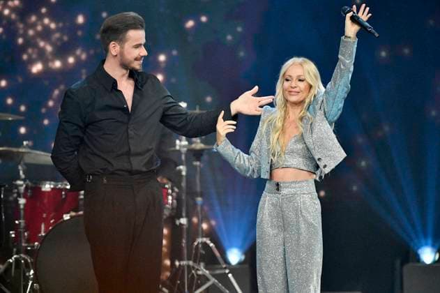 Eric Philippi und Michelle bei der Aufzeichnung der SWR-Unterhaltungsshow Die Beatrice Egli Show im Studio H in Berlin-Adlershof. Berlin, 16.10.2024