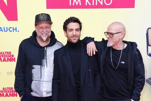 Bilder des Jahres 2024, Entertainment 10 Oktober Entertainment Themen der Woche KW43 Entertainment Bilder des Tages Smudo, Elyas M Barek und Thomas D bei der Alter Weisser Mann Film Premiere am 24.10.2024 in Berlin Alter Weisser Mann Filmpremiere in Berlin