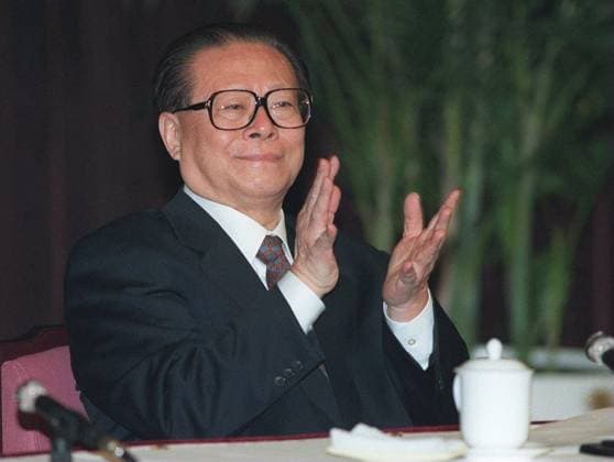 Chinese President Jiang Zemin in the first meeting of the Chinese People s Political Consultative Conference in Beijing. 04 March 1999